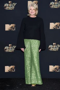 Martha Stewart at the 2017 MTV Movie & TV Awards, Press Room, Shrine Auditorium, Los Angeles, CA 05-07-17