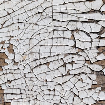 Abstract background wooden texture with cracked paint