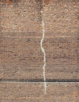 Abstract background texture of a brick wall close-up