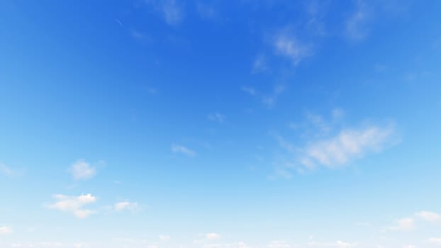 Cloudy blue sky abstract background, blue sky background with tiny clouds, 3d rendering

