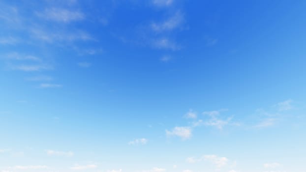 Cloudy blue sky abstract background, blue sky background with tiny clouds, 3d rendering

