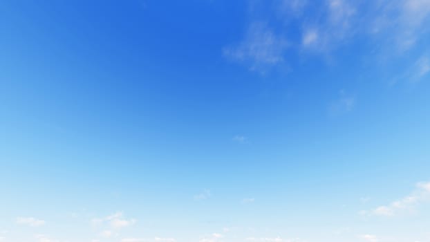 Cloudy blue sky abstract background, blue sky background with tiny clouds, 3d rendering

