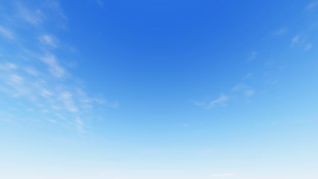 Cloudy blue sky abstract background, blue sky background with tiny clouds, 3d rendering

