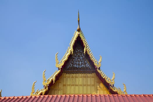 Wat Guti Bangkem,Temple in Thailand. Khao yoi, phetchaburi Thailand.Teak wood church