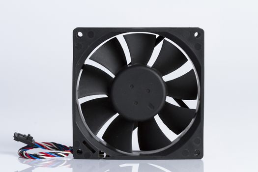The fan's computer with white background for background.