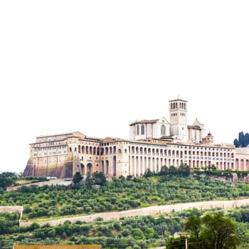 An image of Assisi in Italy Umbira background