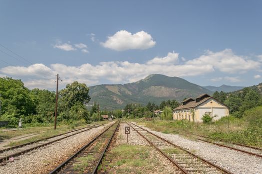 Railway in rural area