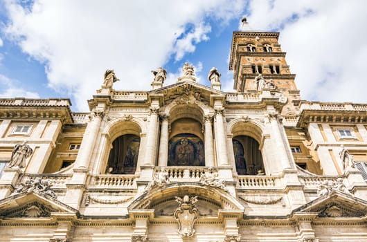 The Basilica di Santa Maria Maggiore is the largest church in Rome that is dedicated to the Blessed Virgin Mary