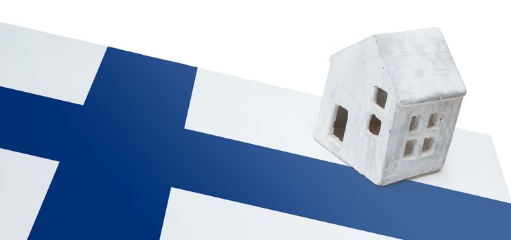 Small house on a flag - Living or migrating to Finland