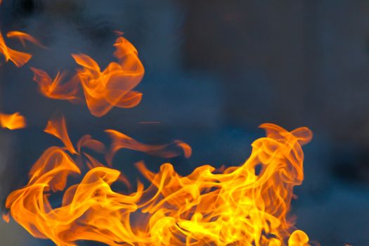 Composition of fire flames