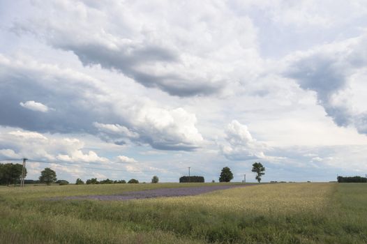 blue sky, natural clouds, nature series