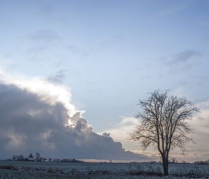 blue sky, natural clouds, nature series