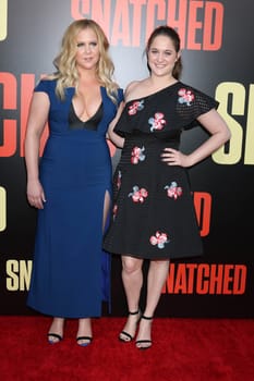 Amy Schumer, Kim Caramele at the "Snatched" World Premiere, Village Theater, Westwood, CA 05-10-17