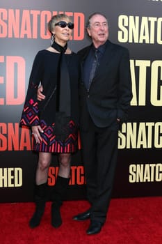 Eric Idle, Lyn Ashley at the "Snatched" World Premiere, Village Theater, Westwood, CA 05-10-17