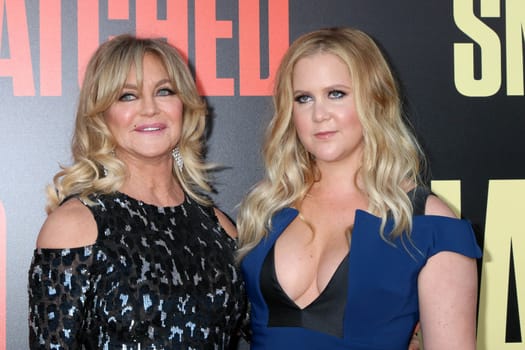 Goldie Hawn, Amy Schumer at the "Snatched" World Premiere, Village Theater, Westwood, CA 05-10-17