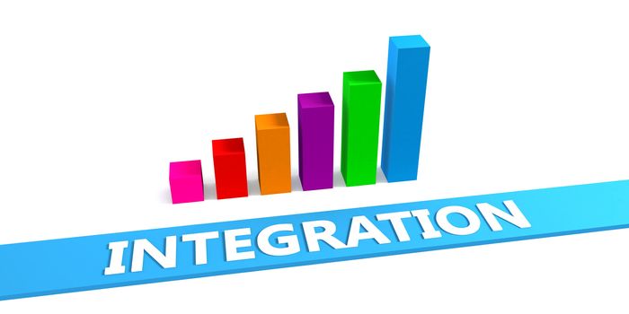 Great Integration Concept with Good Chart Showing Progress