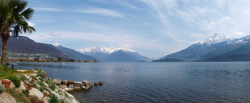 Lake of Como, Italy: Images on the lakefront between Dongo and Gravedona