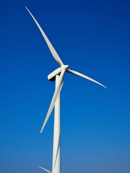 Wind turbines generating electricity alternative renewable energy