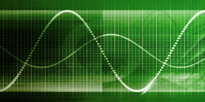 Creative Chart Line Graph Abstract Background with Tech Theme
