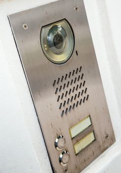 Video intercom in the entry of building