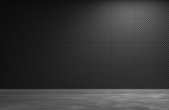 black wall background 3d wall panel backdrop 3d rendering