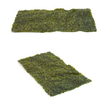 Nori Seaweed isolated on white