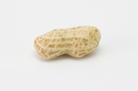 peanut isolated on white, groundnut ,dry peanut