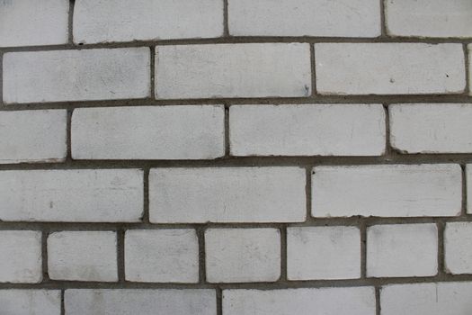 white Background of old vintage brick wall