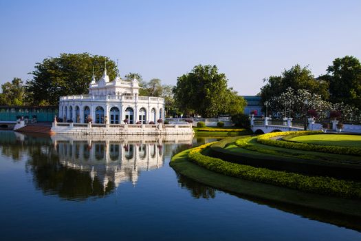 Bang Pa-In Royal Palace known as the Summer Palace. Located in Bang Pa-In district Ayutthaya Province THAILAND