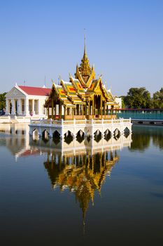 Bang Pa-In Royal Palace known as the Summer Palace. Located in Bang Pa-In district Ayutthaya Province THAILAND