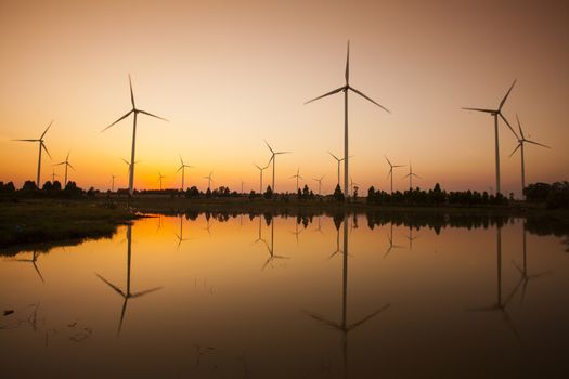 wind turbine sunset background ecosystem vintage. wind turbine silhouette. wind turbine power. wind turbine tower. wind turbine technology.