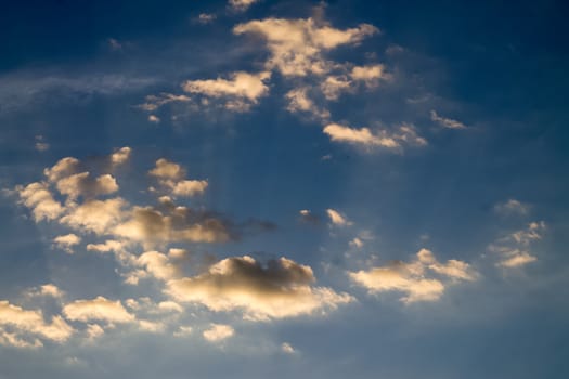 blue skies,time close to sunset. beautiful composition