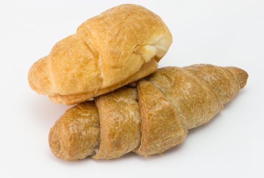 Croissant bread, france Croissant isolated on white background