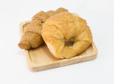 Croissant bread, france Croissant isolated on white background