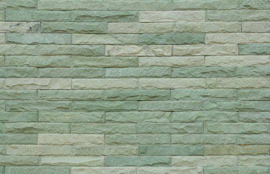 green decorative stone wall texture background