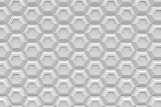 white hexagon Honeyomb modern technology black abstract 3d  background