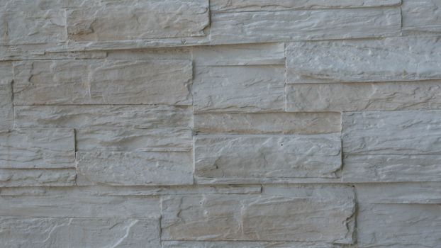 close up The gray modern stone wall
