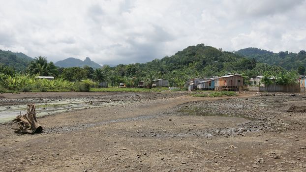 Village Ribeira Afonso, Sao Tome and Principe, Africa