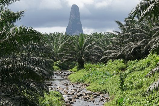 Summit of Cao Grande, Sao Tome and Principe, Africa
