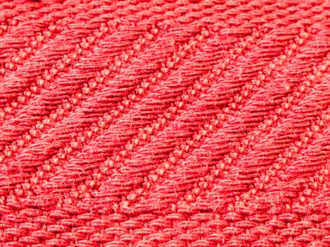 macro close up studio fabric red cotton wool close up texture