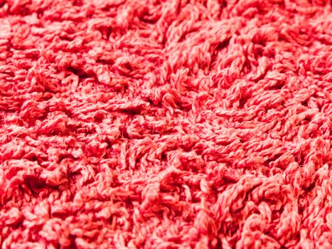 macro close up studio fabric red cotton wool close up texture