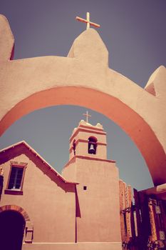Old church in San Pedro de Atacama, Chile