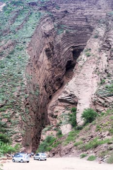 Quebrada de Cafayate national park on Argentina andes