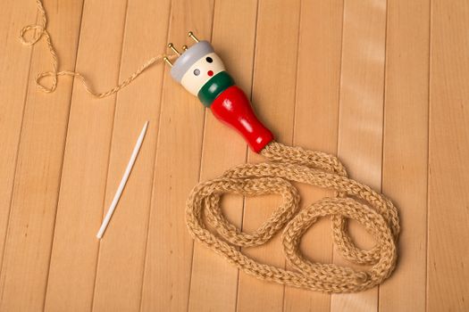 Scrapbooking elements on the wood backgraund