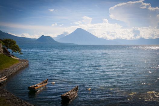 Edge of a lake in Guatemala