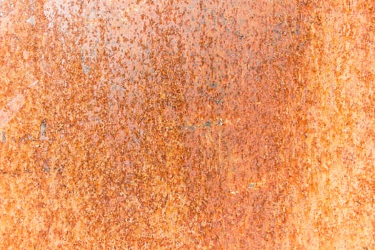 Close-up of the rusted steel texture