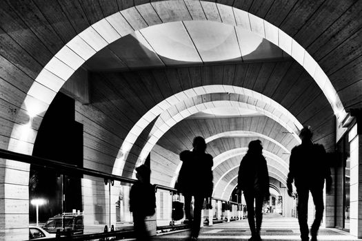 Geometric progression city landscape Tel Aviv