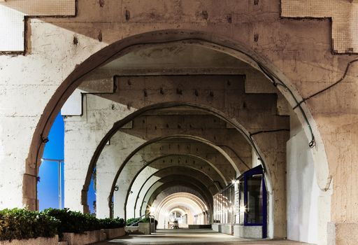 Geometric progression city landscape Tel Aviv