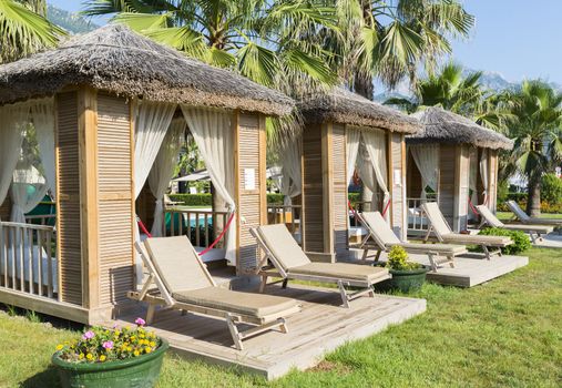 A Traditional summerhouse on the tropical resort