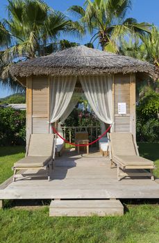 A Traditional summerhouse on the tropical resort